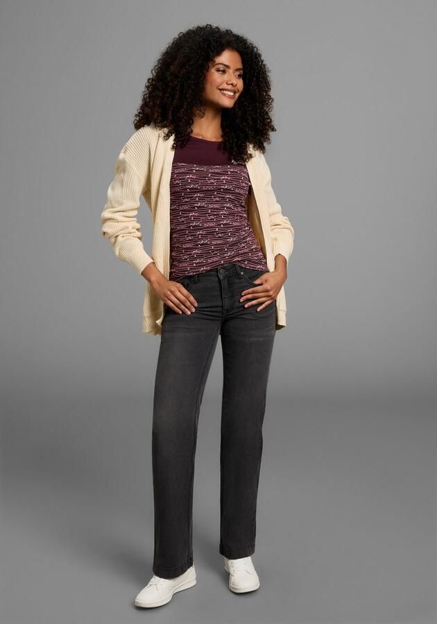 KangaROOS Shirt met lange mouwen Lange mouwen zeer figuurvolgend van katoen - Foto 5