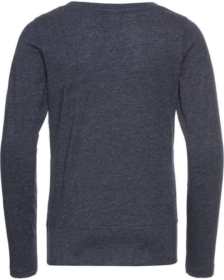 KangaROOS Shirt met lange mouwen Met coole colorblocking met logo en borduursel