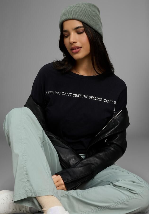 KangaROOS Shirt met lange mouwen met glanzende print - Foto 6