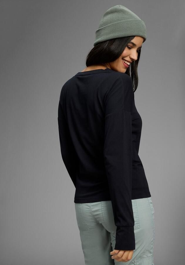 KangaROOS Shirt met lange mouwen met glanzende print - Foto 3