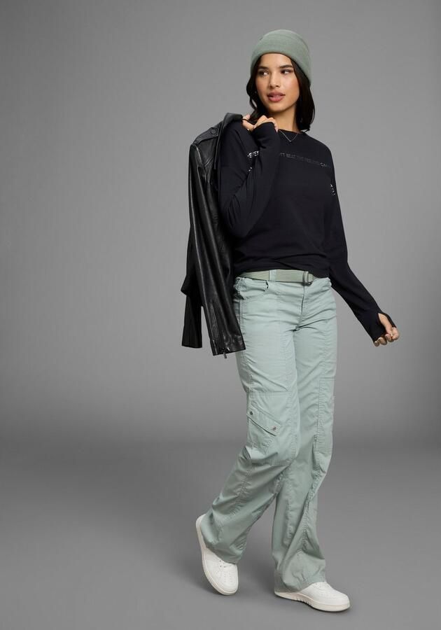 KangaROOS Shirt met lange mouwen met glanzende print - Foto 5