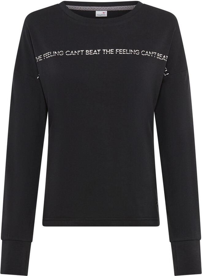 KangaROOS Shirt met lange mouwen met glanzende print