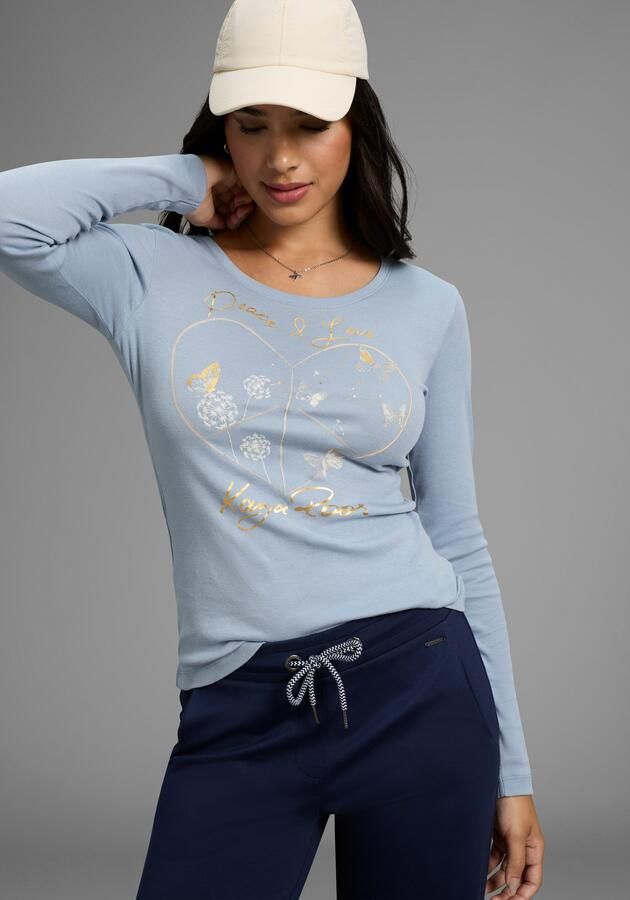 KangaROOS Shirt met lange mouwen met hartprint - Foto 6