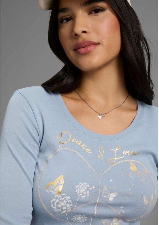 KangaROOS Shirt met lange mouwen met hartprint - Foto 2