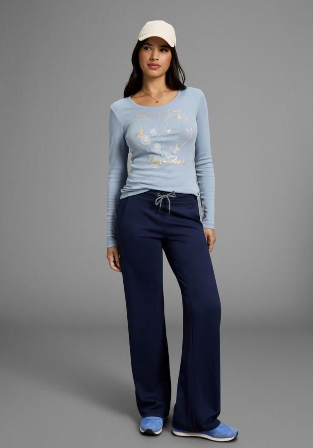 KangaROOS Shirt met lange mouwen met hartprint - Foto 4