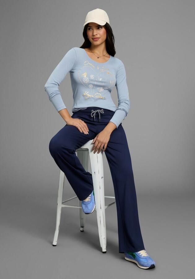 KangaROOS Shirt met lange mouwen met hartprint - Foto 5