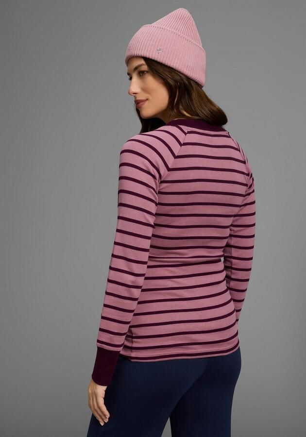 KangaROOS Shirt met lange mouwen met henley-halslijn en sierknopen - Foto 3