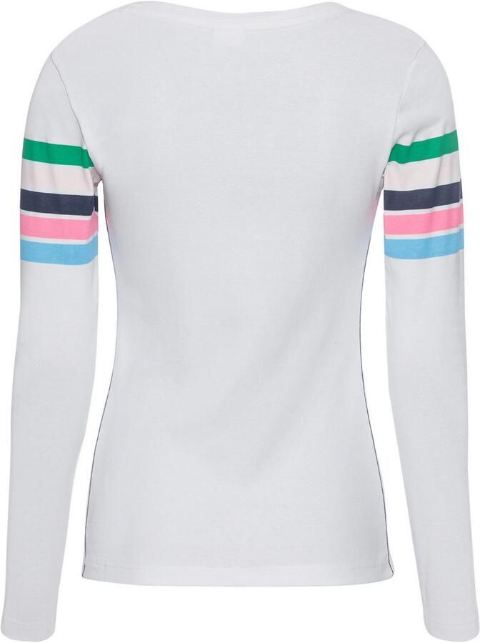 KangaROOS Shirt met lange mouwen met kleurrijke strepen - Foto 2