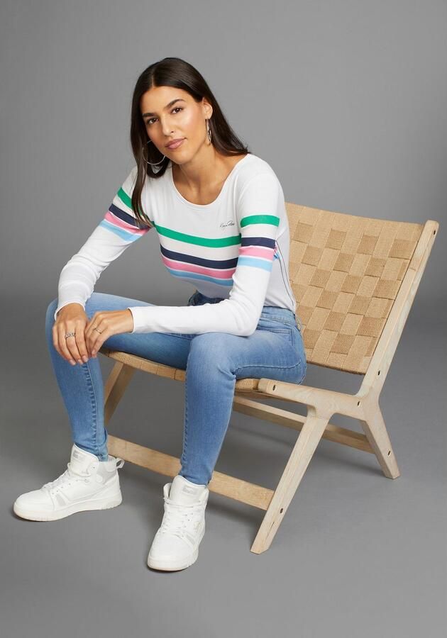 KangaROOS Shirt met lange mouwen met kleurrijke strepen - Foto 6