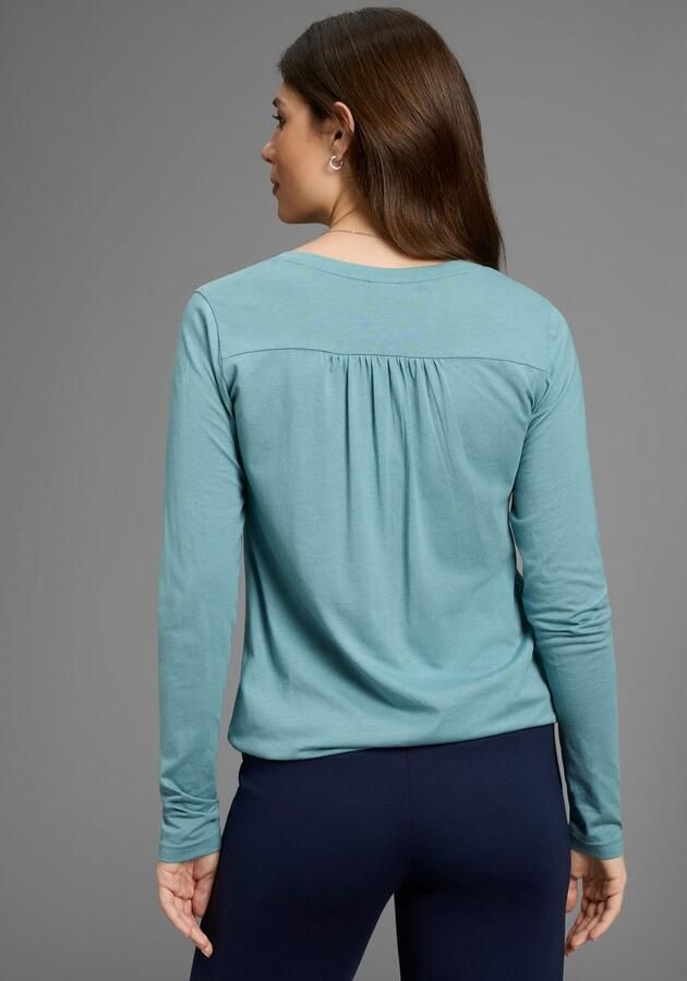 KangaROOS Shirt met lange mouwen met knoopsluiting en schattige details - Foto 11