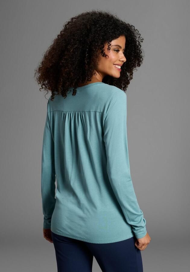 KangaROOS Shirt met lange mouwen met knoopsluiting en schattige details - Foto 9