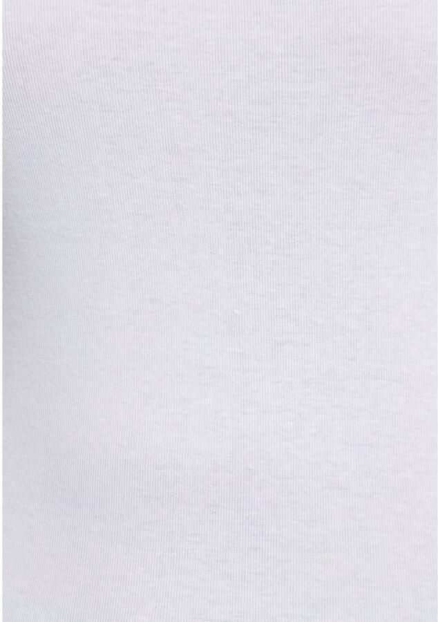 KangaROOS Shirt met lange mouwen met opgerolde mouwen zeer figuurvolgend van ribstof - Foto 3