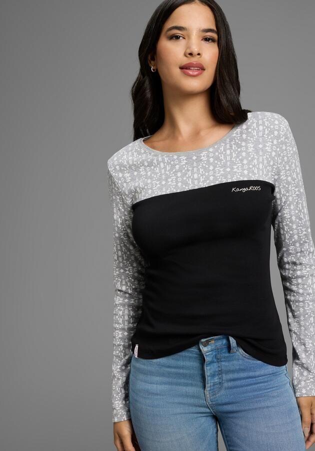 KangaROOS Shirt met lange mouwen met print - Foto 6