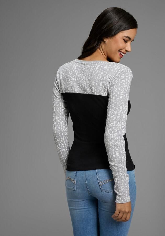 KangaROOS Shirt met lange mouwen met print - Foto 3