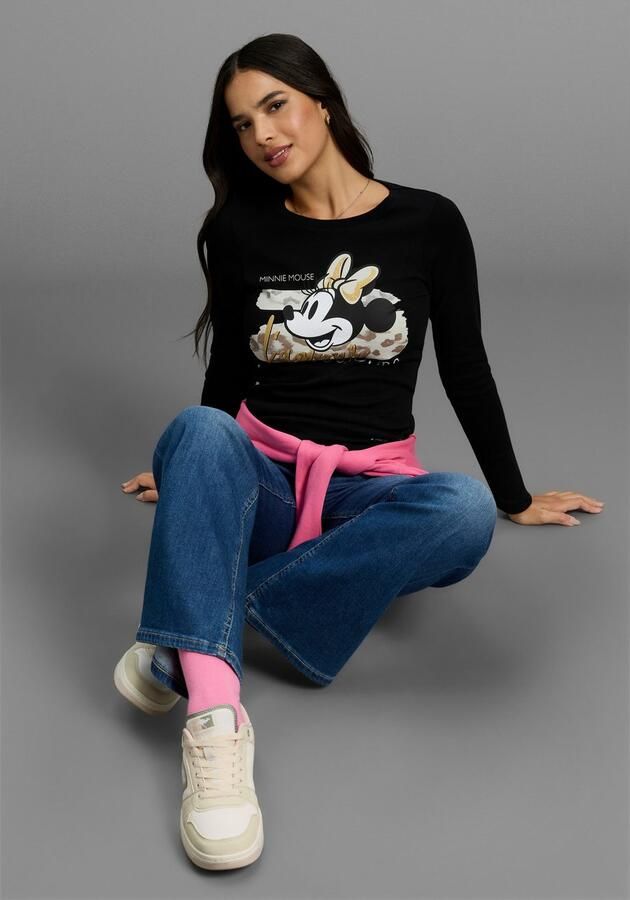 KangaROOS Shirt met lange mouwen met schattige minnie mouse-print - Foto 5