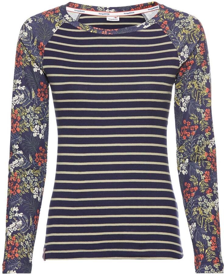 KangaROOS Shirt met lange mouwen Motievenmix
