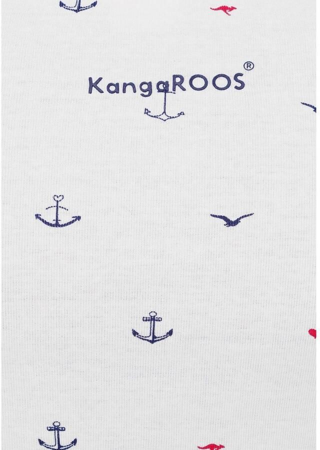 KangaROOS Shirt met lange mouwen oprolbare mouwen zeer figuurvolgend van elastische ribstof - Foto 2