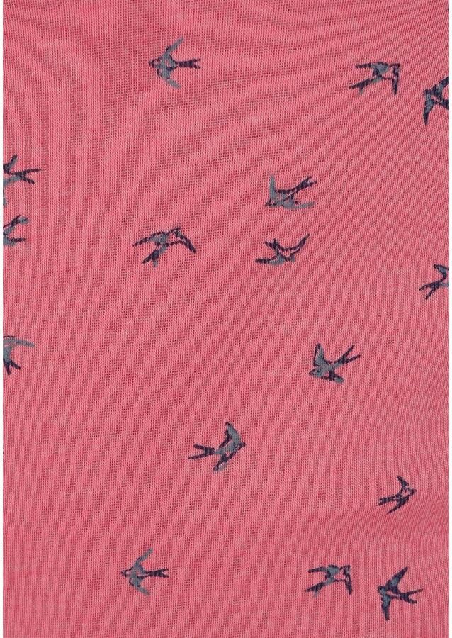 KangaROOS Shirt met lange mouwen oprolbare mouwen zeer figuurvolgend van elastische ribstof