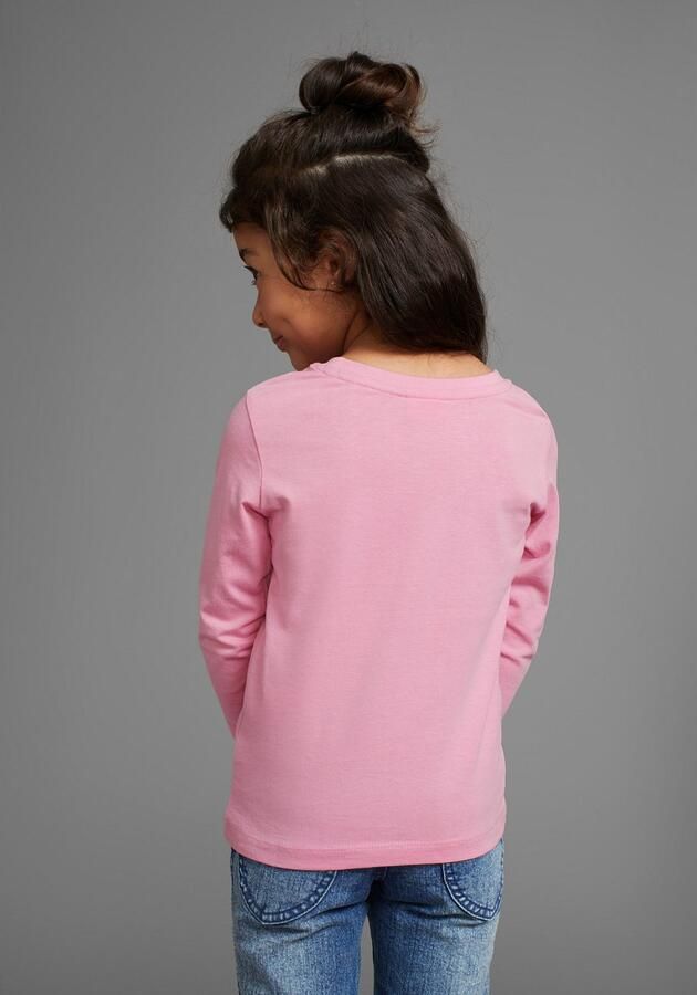 KangaROOS Shirt met lange mouwen Voor kleine meisjes schattige logo-opdruk - Foto 5