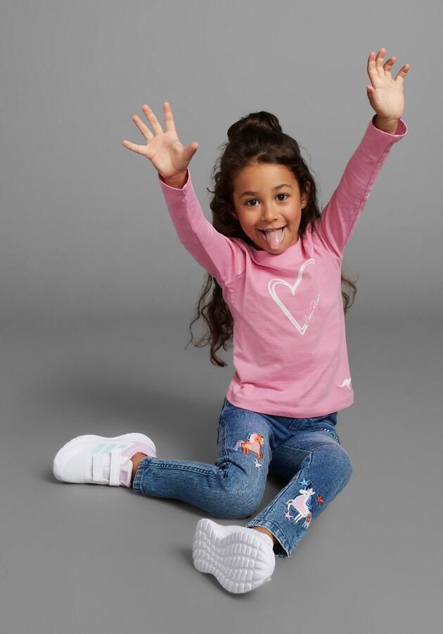 KangaROOS Shirt met lange mouwen Voor kleine meisjes schattige logo-opdruk - Foto 6