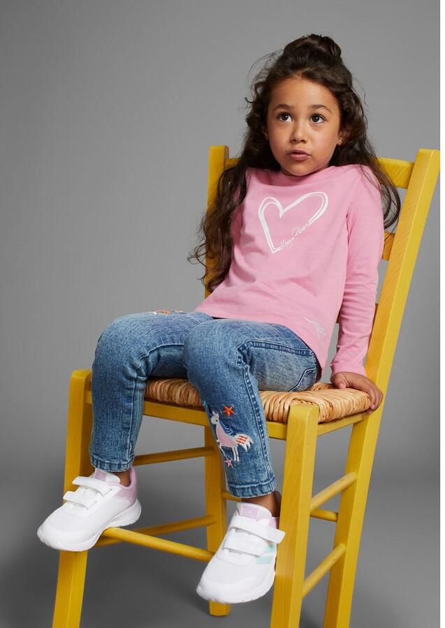 KangaROOS Shirt met lange mouwen Voor kleine meisjes schattige logo-opdruk - Foto 4