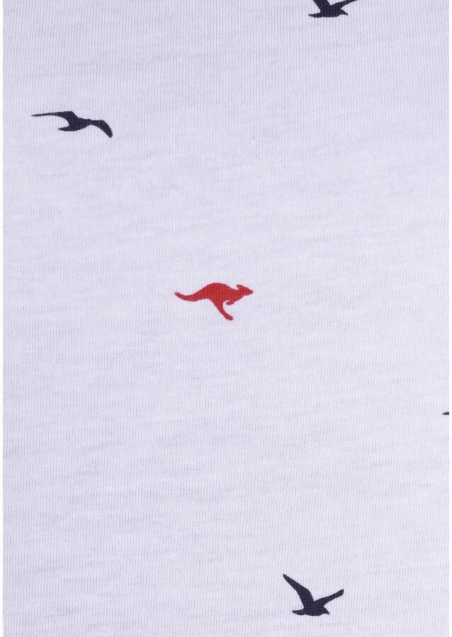 KangaROOS Shirt met print korte mouwen figuurvolgend met print met ronde hals - Foto 3