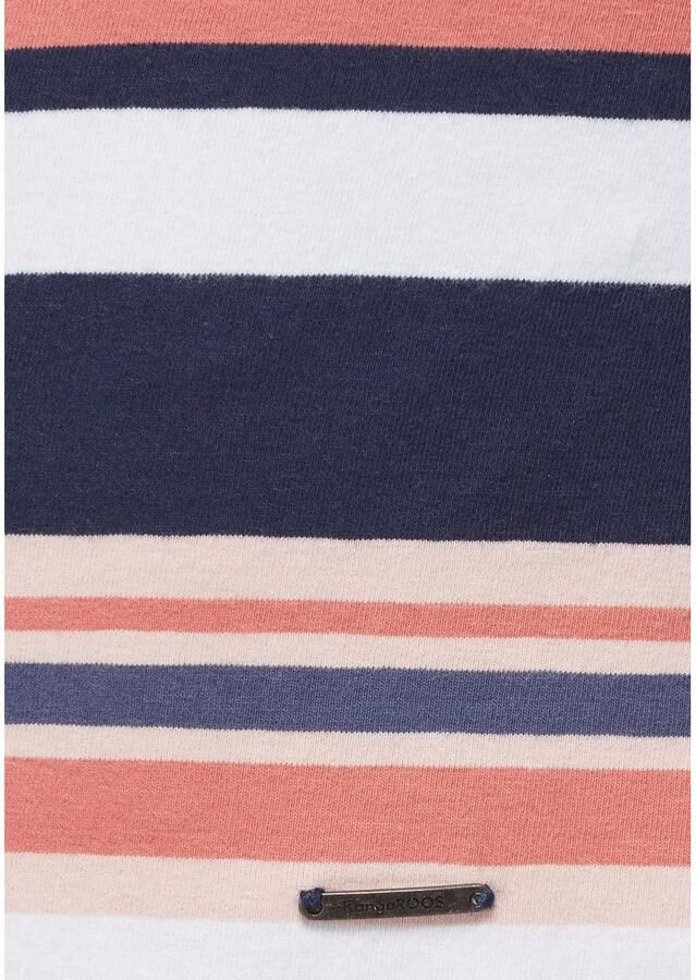 KangaROOS Shirtjurk sportieve jersey jurk korte snit met streepdessin