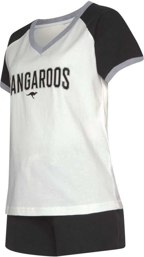 KangaROOS Shortama met contrastkleurige raglanmouwen (2-delig 1 stuk) - Foto 4