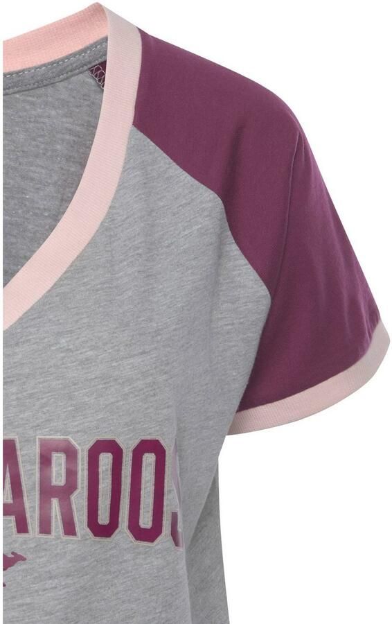 KangaROOS Shortama met contrastkleurige raglanmouwen (2-delig 1 stuk) - Foto 4