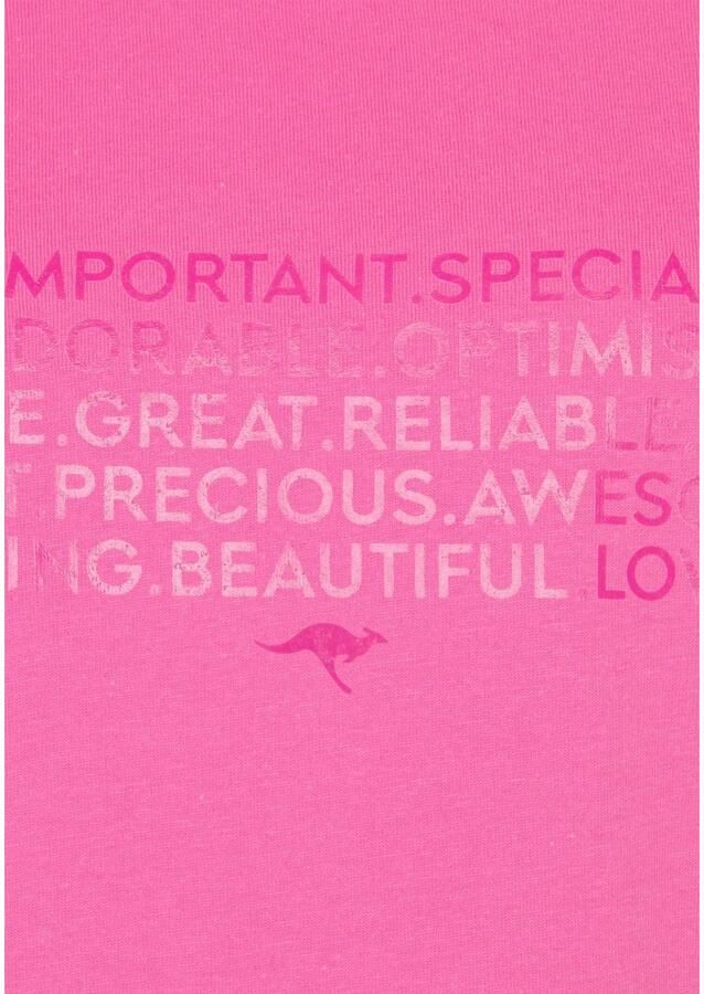 KangaROOS Shortama met slogan-frontprint (2-delig 1 stuk) - Foto 2