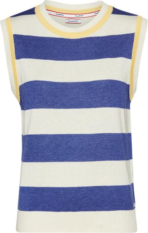 KangaROOS Slip-over met blokstrepen en knoopsluiting - Foto 5