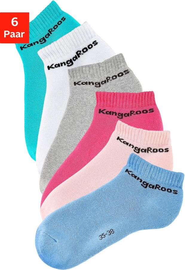 KangaROOS Sneakersokken met frotté binnenin (set 6 paar) - Foto 2