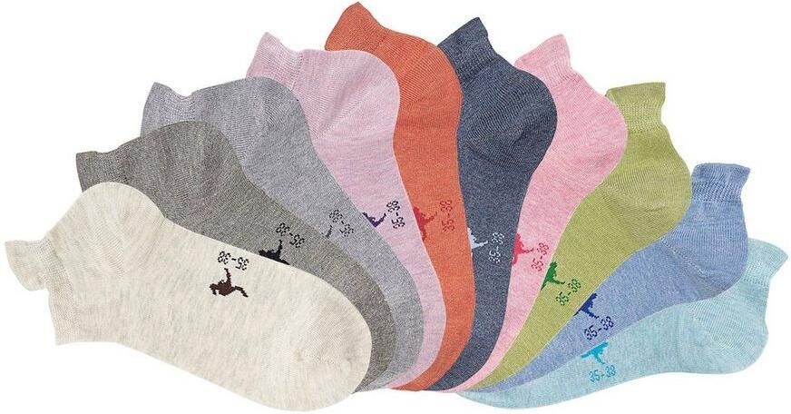 KangaROOS Sneakersokken met verlengd boord aan de achterkant (set 10 paar) - Foto 2