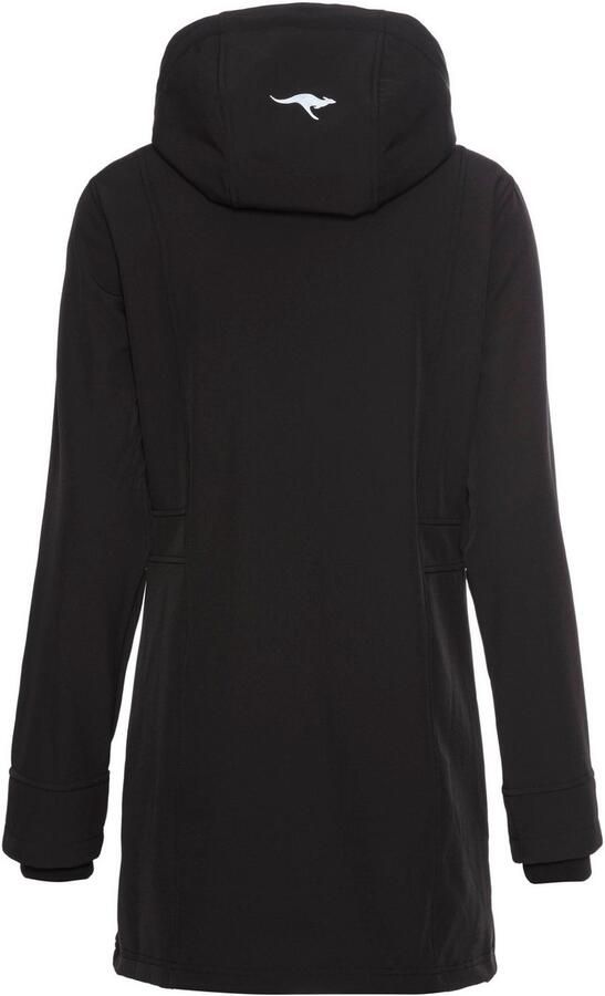 KangaROOS Softshell-jack figuurvolgende pasvorm normale snit met afneembare capuchon - Foto 5