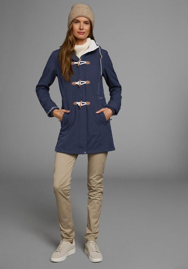 KangaROOS Softshell-jack figuurvolgende pasvorm normale snit met afneembare capuchon - Foto 9