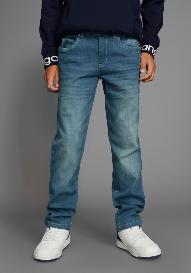 KangaROOS Stretch jeans Regular fit met rechte pijpen comfortabele pasvorm rechte pasvorm lage taille - Foto 7