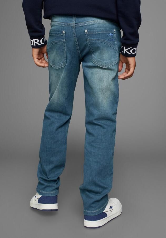 KangaROOS Stretch jeans Regular fit met rechte pijpen comfortabele pasvorm rechte pasvorm lage taille - Foto 2