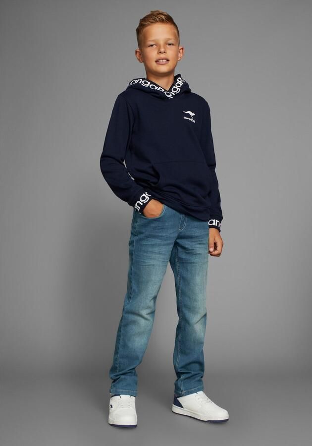 KangaROOS Stretch jeans Regular fit met rechte pijpen comfortabele pasvorm rechte pasvorm lage taille - Foto 3