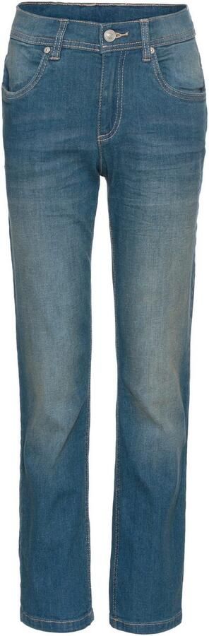 KangaROOS Stretch jeans Regular fit met rechte pijpen comfortabele pasvorm rechte pasvorm lage taille - Foto 5