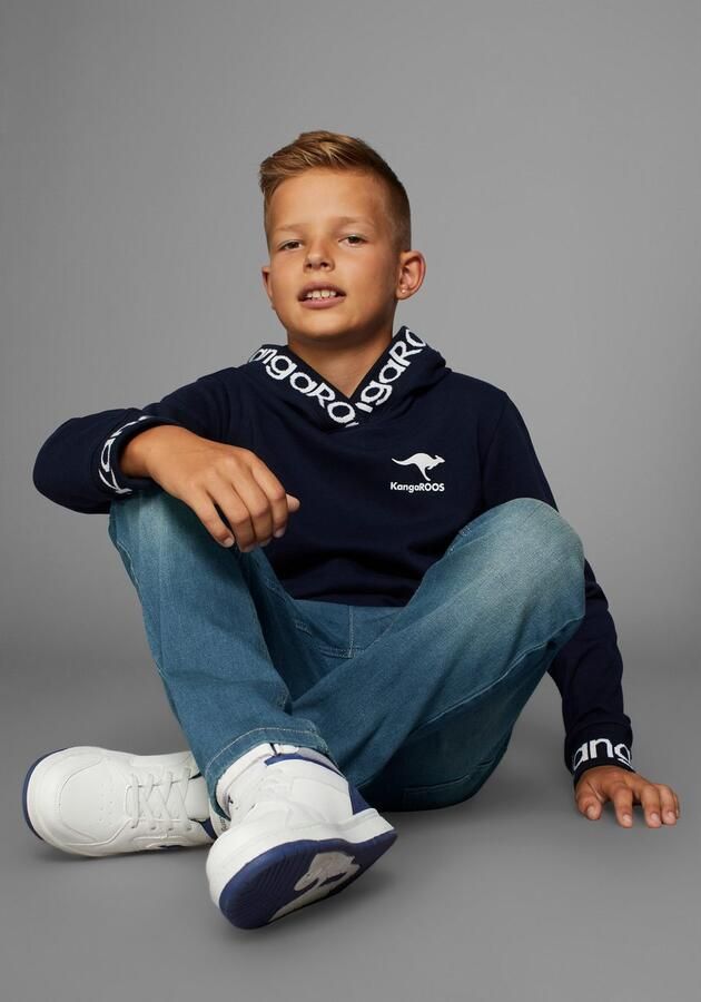 KangaROOS Stretch jeans Regular fit met rechte pijpen comfortabele pasvorm rechte pasvorm lage taille - Foto 4