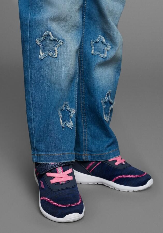 KangaROOS Stretch jeans Stretchjeans met applicatie Jeans met schattige sterren-patches - Foto 2
