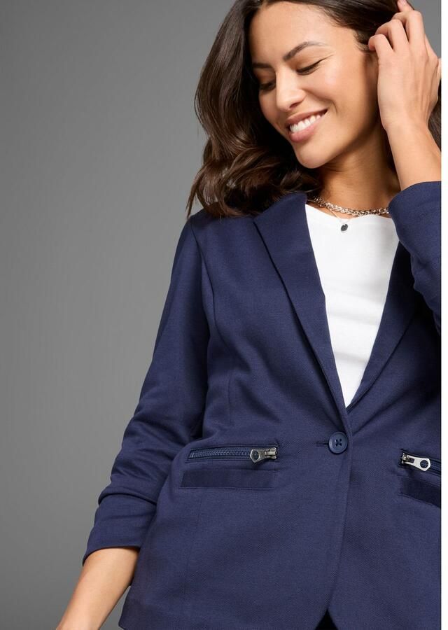 KangaROOS Sweatblazer van zacht piqué nieuwe collectie - Foto 2