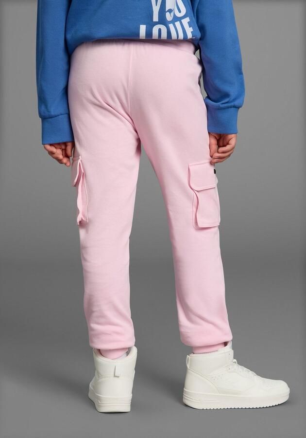 KangaROOS Sweatbroek Cargo-joggingbroek Casual sweatbroek joggingbroek met zakken