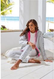 KangaROOS Sweatvest met contrasterende details loungewear - Thumbnail 4
