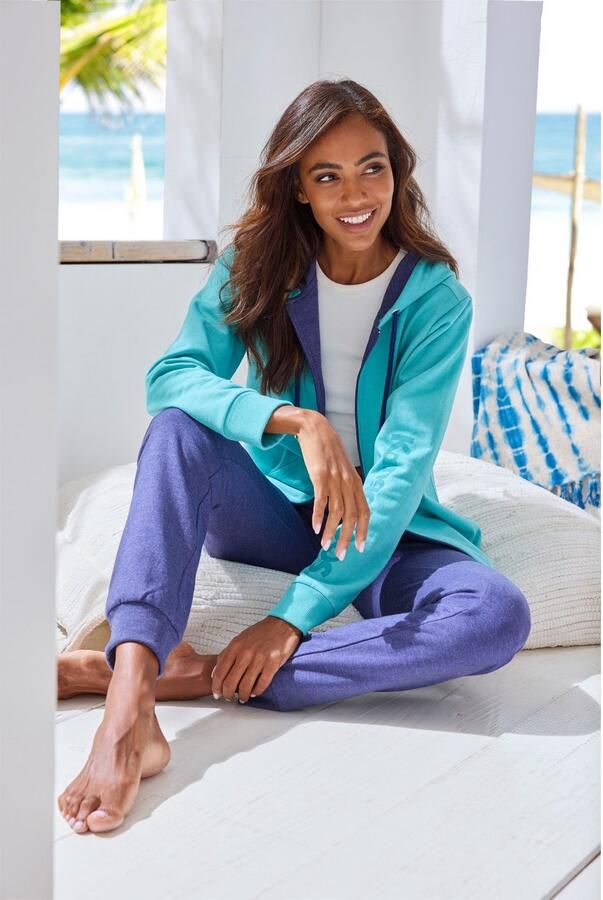 KangaROOS Sweatbroek met contrasterende details loungewear - Foto 4