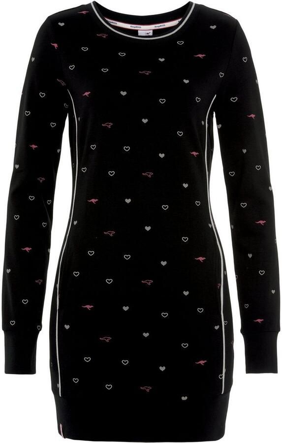 KangaROOS Sweater Lange mouw figuuraccentuerend van interlock-katoen met naadzakken - Foto 7