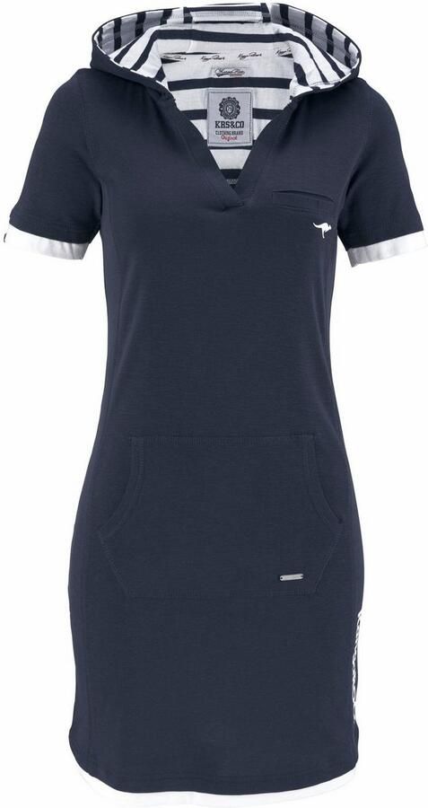 KangaROOS Sweatjurk in lange vorm van katoen-sweatkwaliteit met kangoeroezak - Foto 7