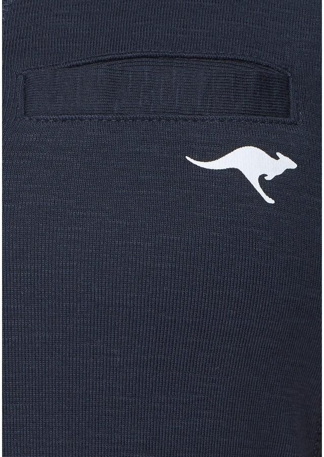 KangaROOS Sweatjurk in lange vorm van katoen-sweatkwaliteit met kangoeroezak