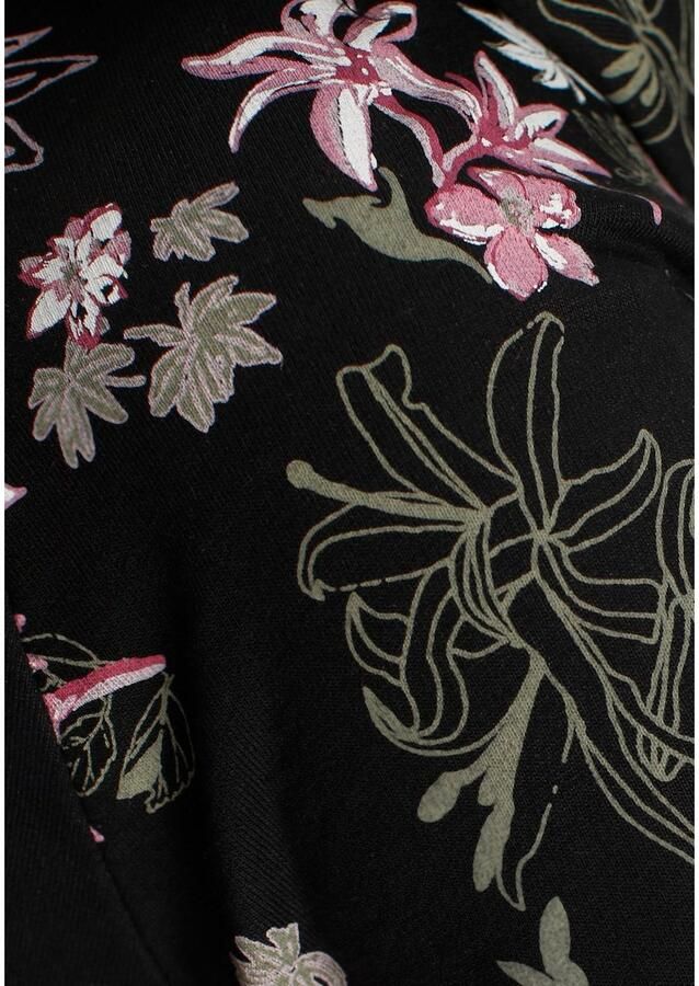 KangaROOS Sweatjurk knie-lang figuurvolgend van opgeruwde sweatstof met capuchon - Foto 2