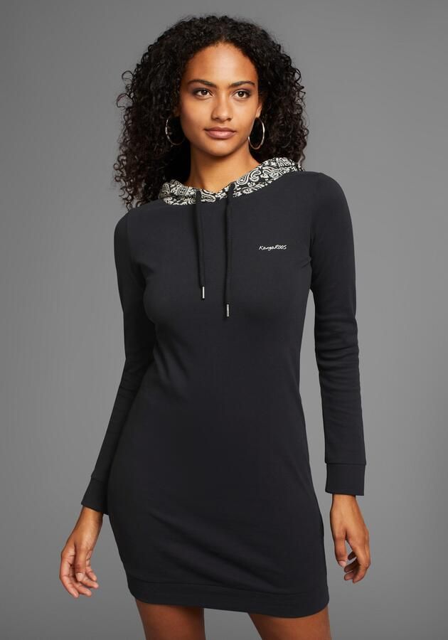 KangaROOS Sweatjurk met allover-print capuchon - Foto 3